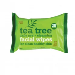 Valomosios veido servetėlės TEA TREE, 25 vnt. – SvarosPrekes.lt