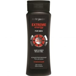 Vyriškas plaukų šampūnas-dušo želė BELLE JARDIN EXTREME ENERGY 2 IN 1, 420 ml