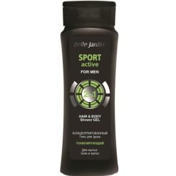 Vyriškas plaukų šampūnas-dušo želė BELLE JARDIN SPORT ACTIVE 2 IN 1, 420 ml