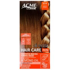 Atspalvį suteikianti plaukų kaukė su laminavimo efektu ACME COLOR REBINA TON OIL MASK Nr. 014, 30 ml