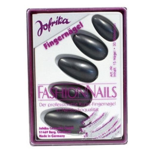 Dirbtiniai pilkos spalvos priklijuojami nagai JOFRIKA, 15 vnt. – SvarosPrekes.lt