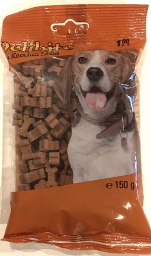 Šunų skanėstai su lašišomis DELIBITE, 150 g