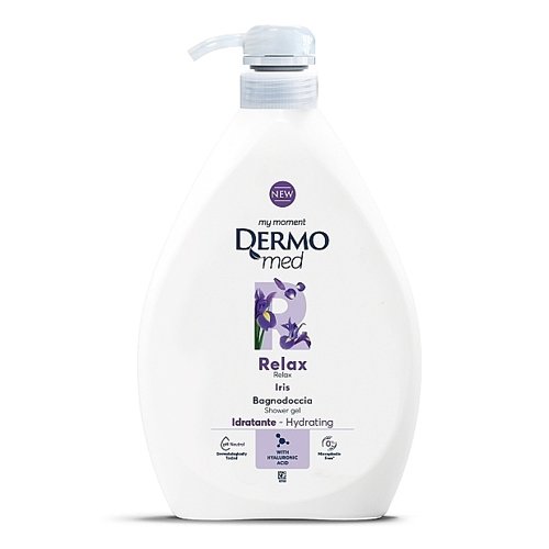 Vonios ir dušo želė DERMOMED AQUA BLUE, 1000 ml