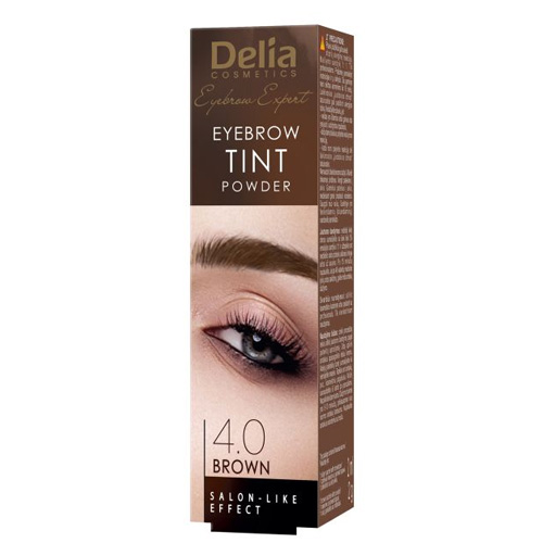 Rudi antakių dažai DELIA COSMETICS EYBROW TINT POWDER 4.0, 2 g / 2 ml