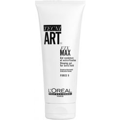 Stiprios fiksacijos plaukų želė L'Oreal Tecni Art Fix Max Shaping Gel 6 200 ml
