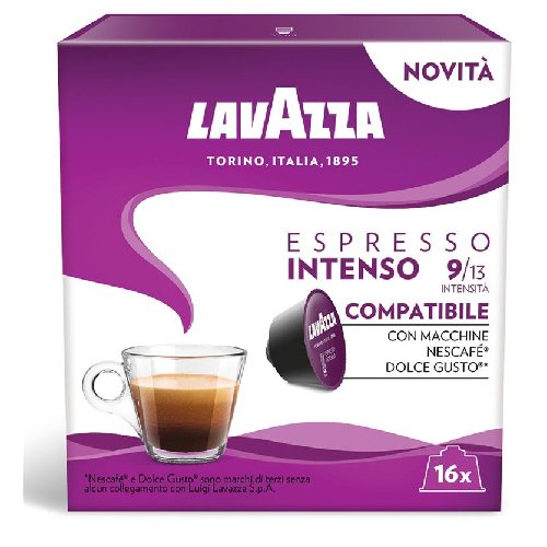 Kavos kapsulės LAVAZZA ESPRESSO INTENSO, 16 kaps.