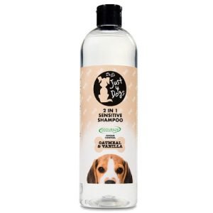 Šunų šampūnas JUST 4 DOGS 2 IN 1 SENSITIVE, 500 ml