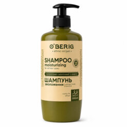Drėkinamasis plaukų kremas-šampūnas O'BERIG, 500 ml