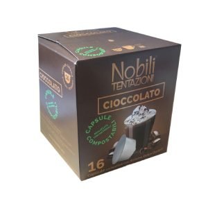 Tirpus šokolado skonio gėrimas NERO NOBILE, 16 kaps.