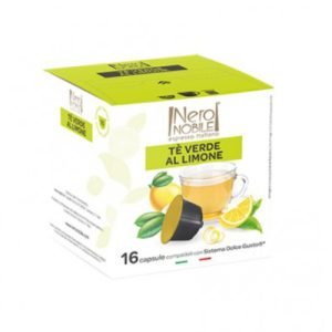 Žaliosios arbatos su citrina kapsulės NERO NOBILE, 16 kaps.