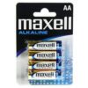 Maitinimo elementai MAXELL ALKALINE AA, 4 vnt. – SvarosPrekes.lt