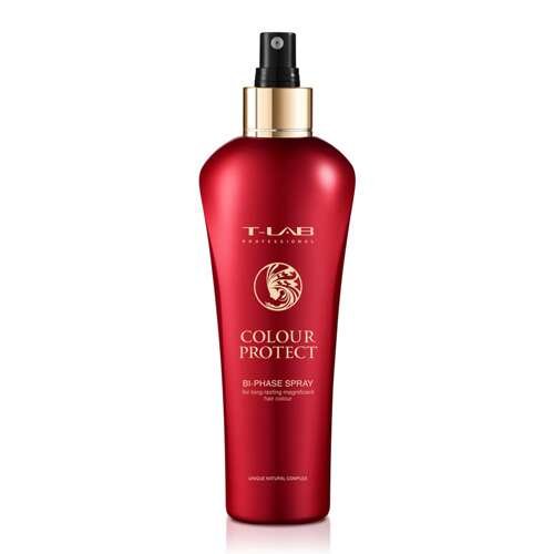 Dvifazis purškiklis spalvos apsaugai T-LAB Professional Colour Protect Bi-Phase Spray 250ml – SvarosPrekes.lt