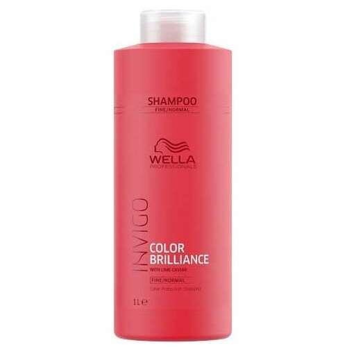Dažytų, normalių plaukų šampūnas Wella Color Brilliance Fine Invigo Shampoo 1000ml – SvarosPrekes.lt
