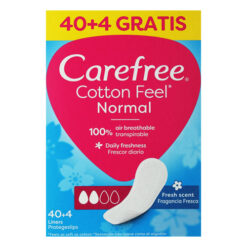 Alternative view of Higieniniai įklotai CAREFREE COTTON FEEL NORMAL, 44 vnt.