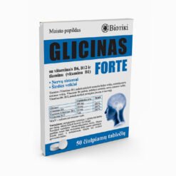 Maisto papildas BIOTIKI GLICINAS FORTE, 50 tabl.
