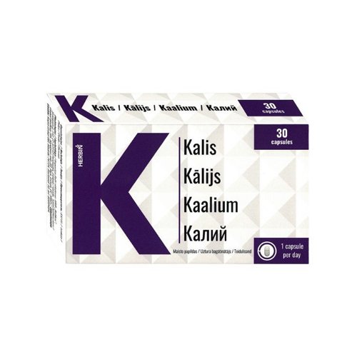 Maisto papildas HERBIN kalis, 30 tabl.