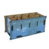 Medinė pieštukinė konteineris UNITED OFFICE, 10x22x10 cm – SvarosPrekes.lt