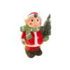 Keraminė Kalėdų dekoracija su LED vaikas su eglute, 11,5x16x8 cm – SvarosPrekes.lt