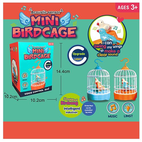Mini narvas su paukščiais MINI BIRDCAGE, 1 vnt. – SvarosPrekes.lt