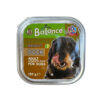 Visavertis suaugusių šunų pašaras BALANCE RAGOUT DUCK, 150 g – SvarosPrekes.lt