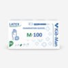 Lateksinės pirštinės KID-MAN, M dyd., 100 vnt. – SvarosPrekes.lt