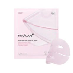 Lakštinė veido kaukė MEDICUBE PDRN PINK COLLAGEN GEL MASK, 28 g, 1 vnt.