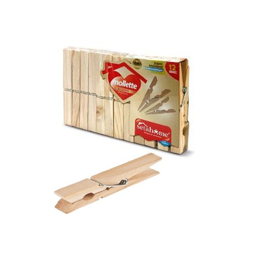 Skalbinių segtukai SETAHOME, 12 vnt. – SvarosPrekes.lt