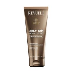 Savaiminio įdegio kūno losjonas REVUELE SELF TAN MEDIUM TO DARK, 200 ml