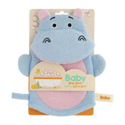 Prausimosi pirštinė BABY BODY BREAK HIPPO