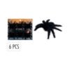 Helovino dekoracijos SPIDERS, 6 vnt.