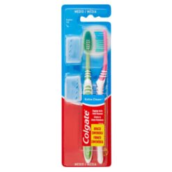 Dantų šepetėliai su dangteliais COLGATE EXTRA CLEAN, 2 vnt.