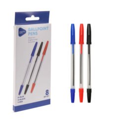 Rašikliai STATIONERY SUPPLIES, 8 vnt.