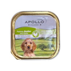 Visavertis šuniukų paštetas su vištiena APOLLO CLASSIC, 150 g