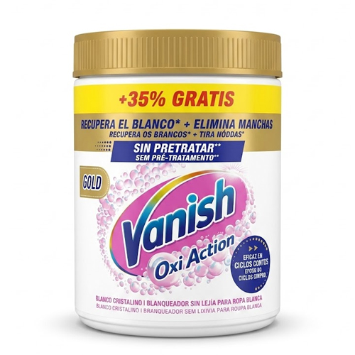 Dėmių valiklis baltiems audiniams VANISH OXI ACTION, 900 g - Image 2