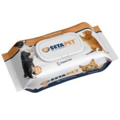 Drėgnos servetėlės gyvūnams SETAPET, 72 vnt.