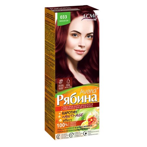 Ilgalaikiai kreminiai plaukų dažai ACME COLOR REBINA AVENA Nr. 033