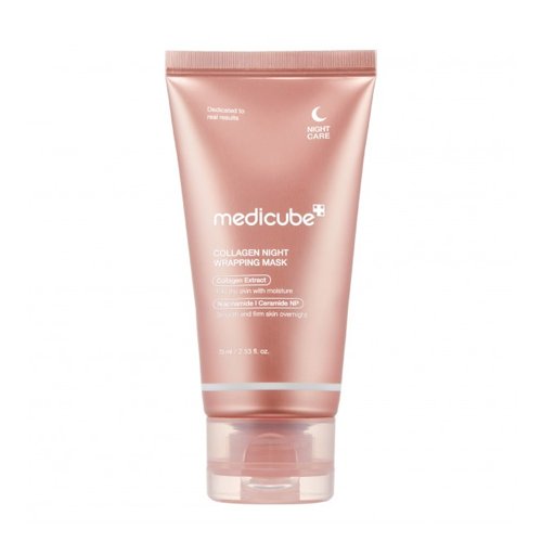 Naktinė veido kaukė MEDICUBE COLLAGEN NIGHT WRAPPING MASK, 75 ml