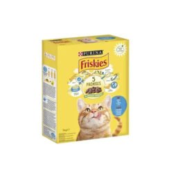 Visavertis suaugusių kačių pašaras su lašiša ir daržovėmis FRISKIES, 1 kg