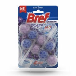 WC valiklis - gaiviklis BREF POWER ACTIV LAVENDER, 2 vnt. x 50 g