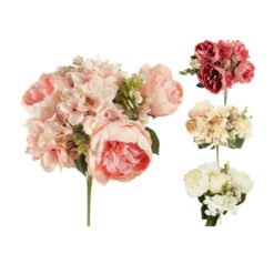 Dirbtinių gėlių puokštė ART BOUQUET, 51 cm