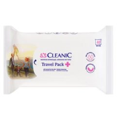 Drėgnos servetėlės CLEANIC TRAVEL PACK, 40 vnt.