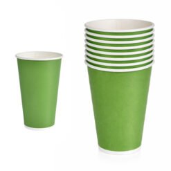 Vienkartiniai puodeliai DUNI, 500 ml, 10 vnt.