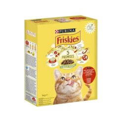 Visavertis suaugusių kačių ėdalas FRISKIES 5 PROMISES, 1 kg