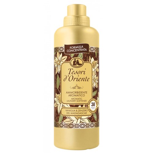 Audinių minkštiklis TESORI DÓRIENTE VANIGLIA E ZENZERO, 760 ml., 38 skalb.