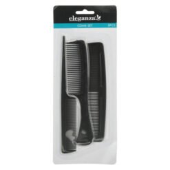 Plaukų šukų rinkinys ELEGANZA, 3 vnt.