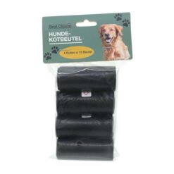 Šunų ekskrementų maišeliai BEST CHOICE, 4x15 vnt.