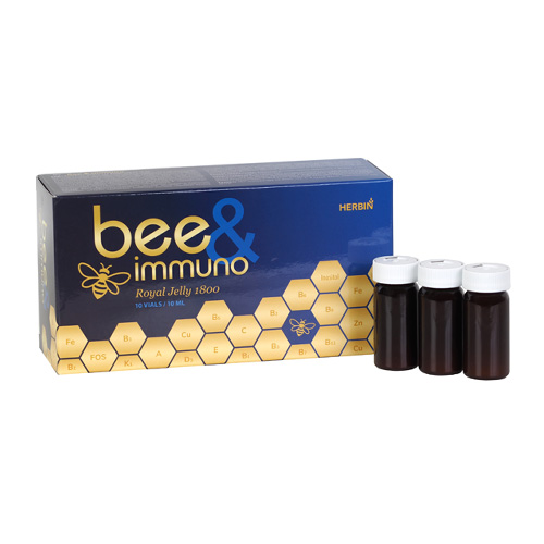 Maisto papildas HERBIN BEE & IMMUNO, 10 ml x 10 vnt.