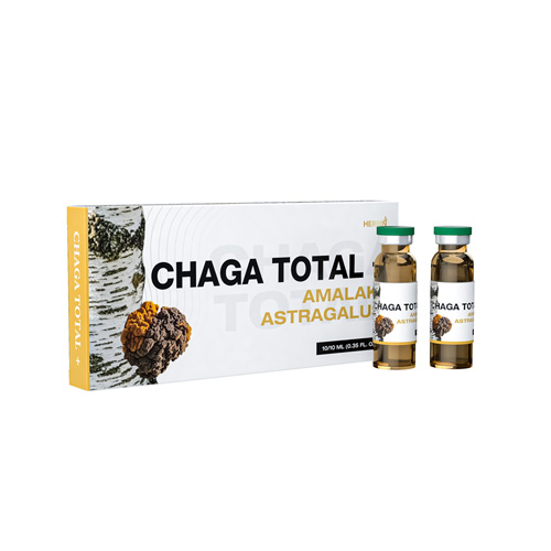 Maisto papildas HERBIN ČAGA TOTAL, 10 ml x 10 vnt.