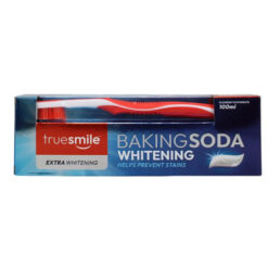 Dantų pasta su šepetėliu TRUE SMILE BAKING SODA WHITENING, 100 ml