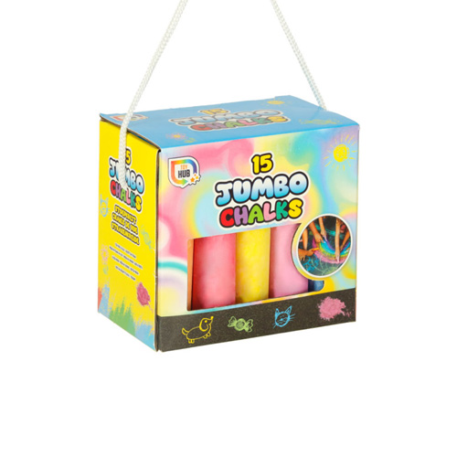 Kreidelės TOY HUB, 10 cm, 15 vnt.